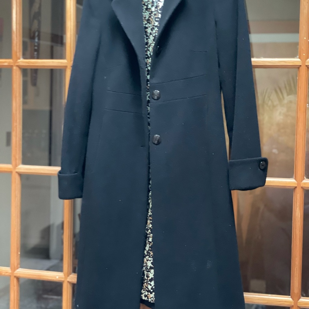 Kenneth Cole Reaction Womens Black Coat - Picture 8 of 9